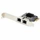 Startech 2-port Gigabit Pcie Network Adapter Card, Works With Windows And Linux