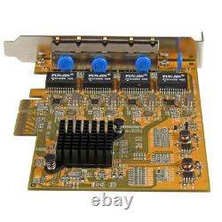 StarTech 4-Port PCI Express Gigabit Network Adapter Card