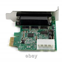 StarTech 4 Port PCIe RS232 Low Profile Serial Adapter Card PEX4S953LP