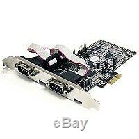 StarTech 4 Port PCIe Serial Adapter Card with 16550