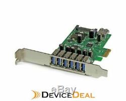 StarTech 7 Port USB 3.0 PCIe Low Profile Adapter Card
