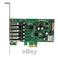 StarTech 7 Port USB 3.0 PCIe Low Profile Adapter Card
