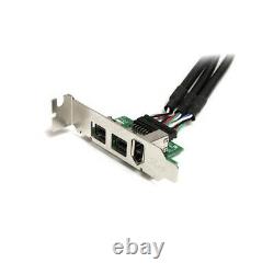StarTech. Com 3 Port 2b 1a 1394 Mini PCI Express FireWire Card Adapter MPEX1394