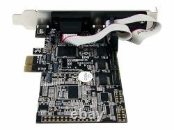 StarTech. Com 4 Port Native PCI Express RS232 Serial Adapter Card with PEX4S553