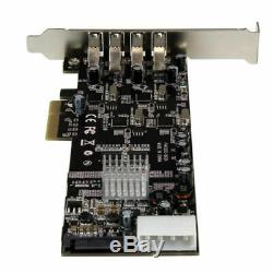 StarTech. Com 4 Port PCI Express (PCIe) SuperSpeed USB 3.0 Card Adapter with 4