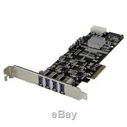 StarTech. Com 4 Port PCI Express (PCIe) SuperSpeed USB 3.0 Card Adapter with 4 Dedi