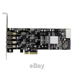 StarTech. Com 4 Port PCI Express (PCIe) SuperSpeed USB 3.0 Card Adapter with 4 Dedi