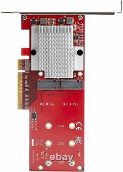 StarTech Dual M. 2 PCIe 3.0 NCMe SSD Adapter Card PEX8M2E2