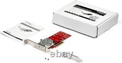 StarTech Dual M. 2 PCIe 3.0 SSD Adapter Card PEX8M2E2