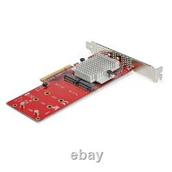 StarTech Dual M. 2 PCIe 3.0 SSD Adapter Card PEX8M2E2