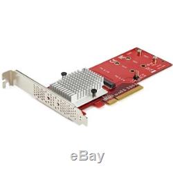 StarTech Dual M. 2 PCIe 3.0 SSD Adapter Card PEX8M2E2