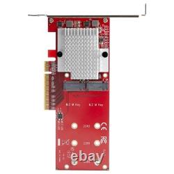 StarTech Dual M. 2 PCIe 3.0 SSD Adapter Card PEX8M2E2