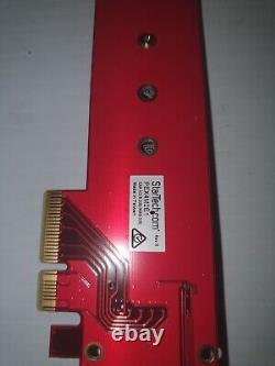 StarTech M. 2 PCIe SSD Adapter Card PCIe x8/x16 with 2TB NVMe Drive
