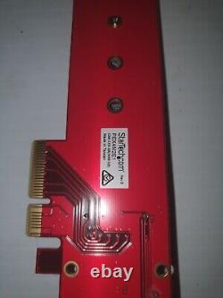 StarTech M. 2 PCIe SSD Adapter Card PCIe x8/x16 with 2TB NVMe Drive