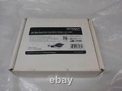 StarTech PEX1000MMSC2 1 Port Gigabit Ethernet Fiber SC Network PCIe Card Adapter