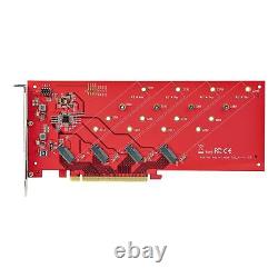 StarTech Quad M. 2 PCIe Adapter Card PCIex16 QUADM2PCIECARDB