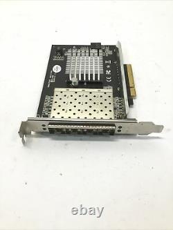 StarTech Quad Port 10Gb SFP+ Server NIC Network Adapter Card PCIe PEX10GSFP4I