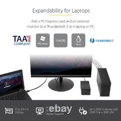 StarTech Thunderbolt 3 PCIe Expansion Chassis with DisplayPort PCIe x16