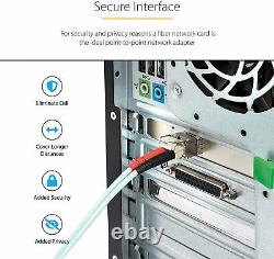 StarTech.com 10G PCIe SFP+ Card Single SFP+ Port Network Adapter PEX10GSFP