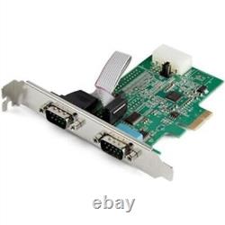 StarTech.com 2-port PCI Express RS232 Serial Adapter Card PCIe to Dual Seri