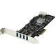 Startech.com 4 Port Pci Express (pcie) Superspeed Usb 3.0 Card Adapter W- 4 Dedi