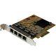 Startech.com 4 Port Pcie Network Card, Taa (st1000spex43)