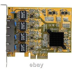 StarTech.com 4 Port PCIe Network Card, TAA (ST1000SPEX43)