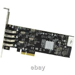 StarTech.com 4 Port Quad Bus PCI Express (PCIe) SuperSpeed USB 3.0 Card Adaptor