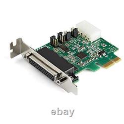 StarTech.com 4-port PCI Express RS232 Serial Adapter Card PCIe RS232 Serial