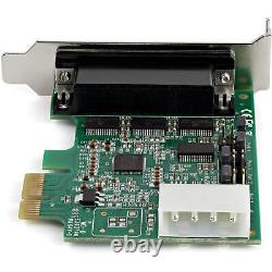 StarTech.com 4-port PCI Express RS232 Serial Adapter Card PCIe RS232 Serial Ho