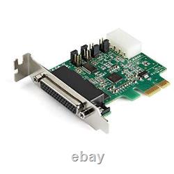 StarTech.com 4-port PCI Express RS232 Serial Adapter Card PCIe Serial DB9