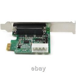 StarTech.com 4-port PCI Express RS232 Serial Adapter Card PCIe to Serial DB9