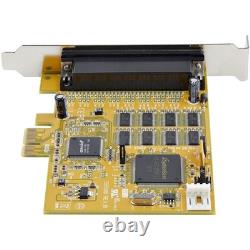 StarTech.com 8-Port PCI Express RS232 Serial Adapter Card, PCIe to DB9 RS232 Con