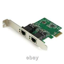StarTech.com Dual Port Gigabit PCI Express Server Network Adapter Card PCIe