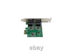 StarTech.com Dual Port Gigabit PCI Express Server Network Adapter Card PCIe