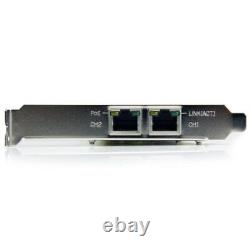 StarTech.com Dual Port PCI Express Gigabit Ethernet Network Card Adapter 2 Por