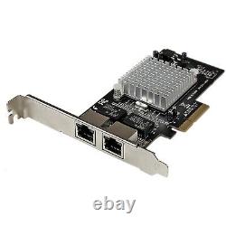 StarTech.com Dual Port PCI Express (PCIe x4) Gigabit Ethernet Server Adapter