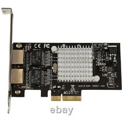 StarTech.com Dual Port PCI Express (PCIe x4) Gigabit Ethernet Server Adapter