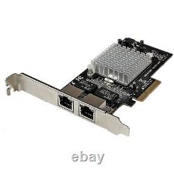 StarTech.com Dual Port PCI Express (PCIe x4) Gigabit Ethernet Server Adapter