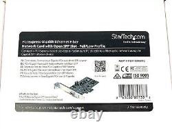 StarTech.com PCI Express Gigabit Ethernet Fiber Network Card PEX1000SFP2 NEW NIB