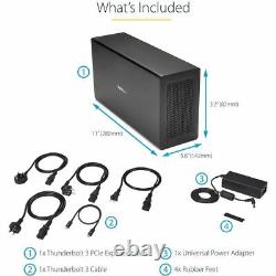 StarTech.com Thunderbolt 3 PCIe Expansion Chassis with DisplayPort PCIe x16