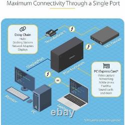 StarTech.com Thunderbolt 3 PCIe Expansion Chassis with DisplayPort PCIe x16