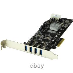 Startech 4 Port Dual Bus Pci Express pcie Superspeed Usb 3.0 Card Adapter With