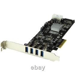 Startech 4 Port Dual Bus Pci Express pcie Superspeed Usb 3.0 Card Adapter With