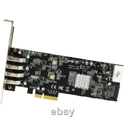 Startech 4 Port Dual Bus Pci Express pcie Superspeed Usb 3.0 Card Adapter With