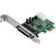 Startech 4-port Pci Express Rs232 Serial Adapter Card Pcie To Serial Db9 Rs-23