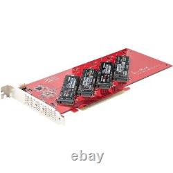 Startech Quad M. 2 PCIe Adapter Card, x16 Quad NVMe or AHCI M. 2 SSD to PCI Expres