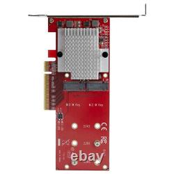 Startech.com PEX8M2E2 Dual M. 2 PCIe SSD Adapter Install 2 PCI Express M-Key