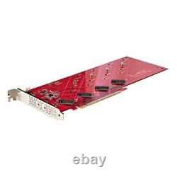 Startech.com QUAD-M2-PCIE-CARD-B Quad M. 2 Pcie Adapter Card Enables Installation