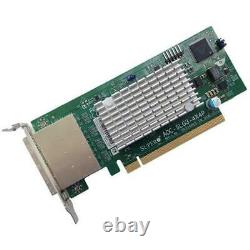 Supermicro AOC-SLG3-4X4P Low Profile JBOF Gen-3 external NVMe Host Bus Adapter